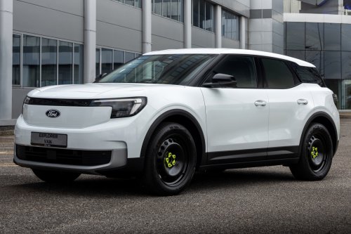 Ford’s New Electric Van Looks Like An Undercover American Cop Car