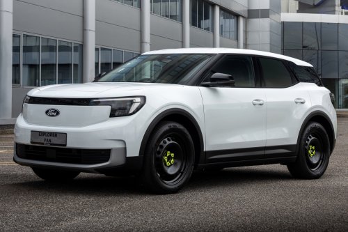 Ford, Ford’s New Electric Van Looks Like An Undercover American Cop Car
