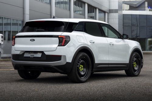 Ford, Ford’s New Electric Van Looks Like An Undercover American Cop Car