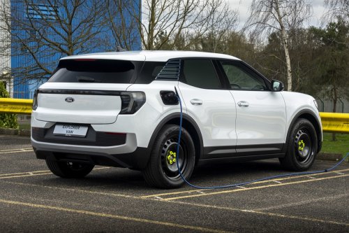 Ford, Ford’s New Electric Van Looks Exactly Like An Undercover Cop Car