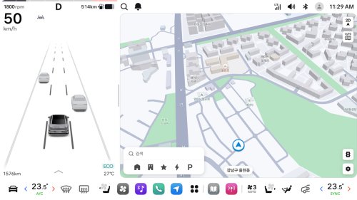 Hyundai’s New Pleos Infotainment Looks Like Tesla’s, Until You Notice What’s Still There