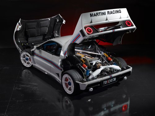 Kimera’s Martini-Striped EVO38 Supercar Runs On A Fuel Ferrari Won’t Touch