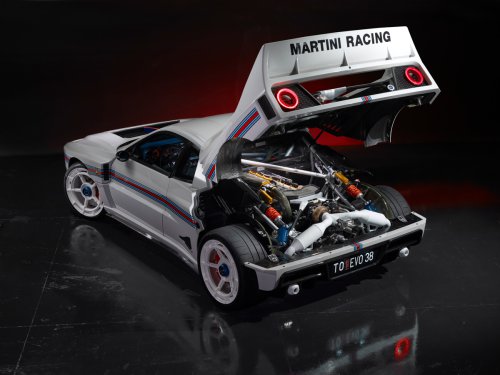 Kimera’s Martini-Striped EVO38 Supercar Runs On A Fuel Ferrari Won’t Touch