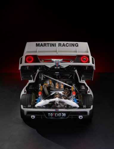 Kimera’s Martini-Striped EVO38 Supercar Runs On A Fuel Ferrari Won’t Touch