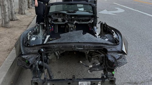 Porsche, Mazda, LA Thieves Stripped A Porsche So Bare That Bystanders Thought It Was A Mazda