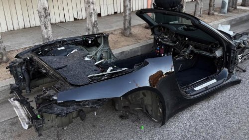 Porsche, Mazda, LA Thieves Stripped A Porsche So Bare That Bystanders Thought It Was A Mazda