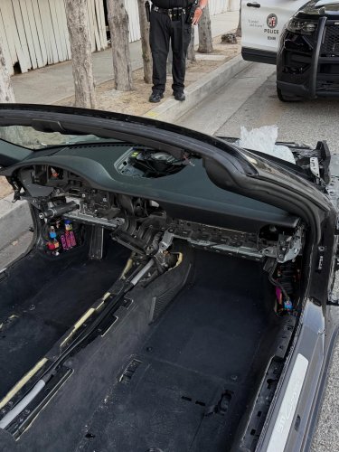 LA Thieves Stripped A Porsche So Bare That Bystanders Thought It Was A Mazda