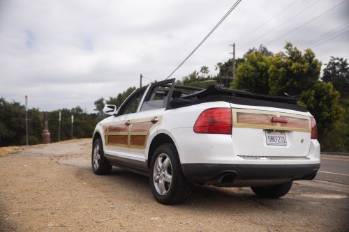 This Cayenne V8 Convertible’s Wood Is Fake, Its $11,315 Price Is Not