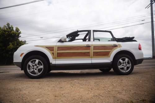 This Cayenne V8 Convertible’s Wood Is Fake, Its $11,315 Price Is Not