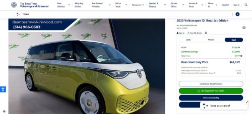 VW’s ID. Buzz Went From $35,000 Markups To $20,000 Discounts