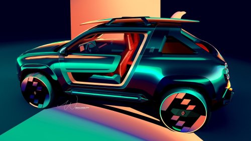 Renault’s R4 Concept Just Became A Beach Buggy That Moonlights As A Pickup