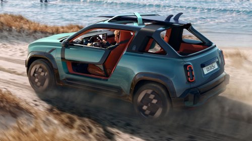 Renault’s R4 Concept Just Became A Beach Buggy That Moonlights As A Pickup