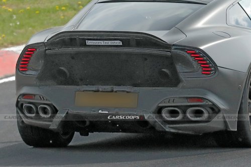 The Standard Vanquish Has 824 HP And Four Exhausts. Aston Apparently Wants More Of Both