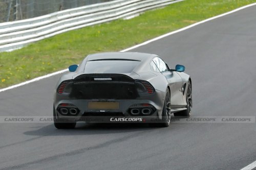 The Standard Vanquish Has 824 HP And Four Exhausts. Aston Apparently Wants More Of Both