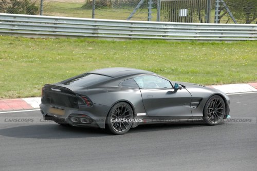 The Standard Vanquish Has 824 HP And Four Exhausts. Aston Apparently Wants More Of Both