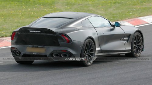 The Standard Vanquish Has 824 HP And Four Exhausts. Aston Apparently Wants More Of Both