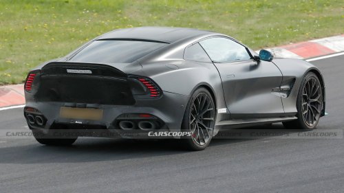 The Standard Vanquish Has 824 HP And Four Exhausts. Aston Apparently Wants More Of Both
