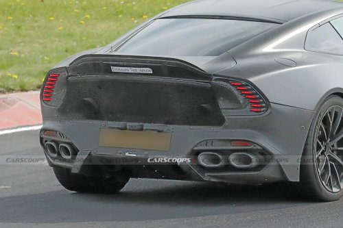 The Standard Vanquish Has 824 HP And Four Exhausts. Aston Apparently Wants More Of Both