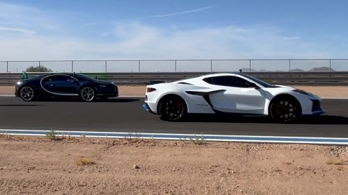 Bugatti’s $3.5 Million Chiron Just Got Embarrassed By A Corvette