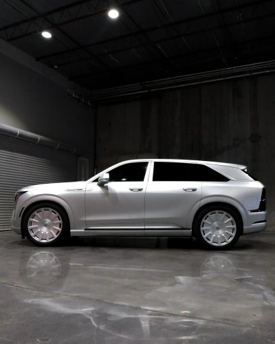 Most Escalades Get Blacked Out, This One Went The Other Direction