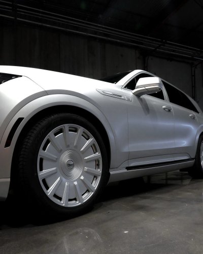Most Escalades Get Blacked Out, This One Went The Other Direction