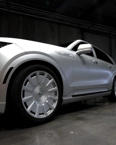 Most Escalades Get Blacked Out, This One Went The Other Direction