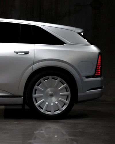 Most Escalades Get Blacked Out, This One Went The Other Direction