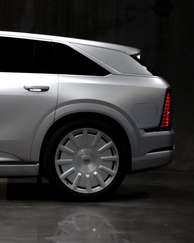 Most Escalades Get Blacked Out, This One Went The Other Direction