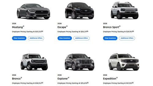 Ford Sales Fell 9%, So Now Everyone Gets The Employee Discount