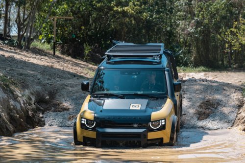 2.6 Tons Of Defender Trophy Crossed A Log Bridge We Built Ourselves