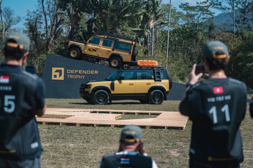 2.6 Tons Of Defender Trophy Crossed A Log Bridge We Built Ourselves