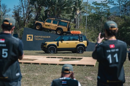 2.6 Tons Of Defender Trophy Crossed A Log Bridge We Built Ourselves