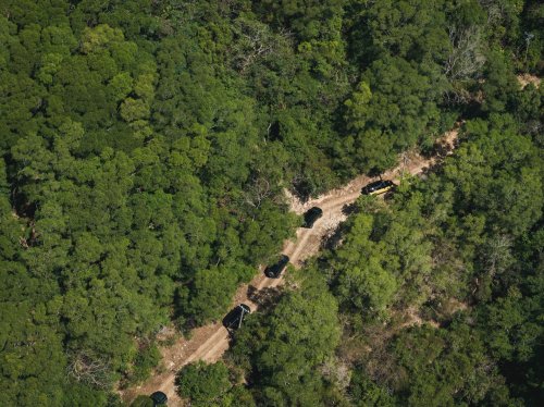2.6 Tons Of Defender Trophy Crossed A Log Bridge We Built Ourselves