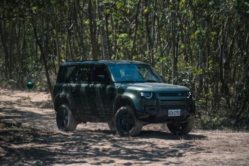 2.6 Tons Of Defender Trophy Crossed A Log Bridge We Built Ourselves