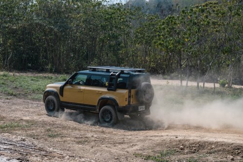 2.6 Tons Of Defender Trophy Crossed A Log Bridge We Built Ourselves