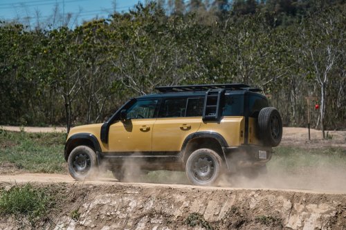 2.6 Tons Of Defender Trophy Crossed A Log Bridge We Built Ourselves