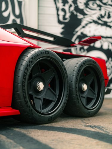 Gas Monkey’s Cursed $1.5 Million Six-Wheeled Ferrari Runs On A Corvette Z06 V8