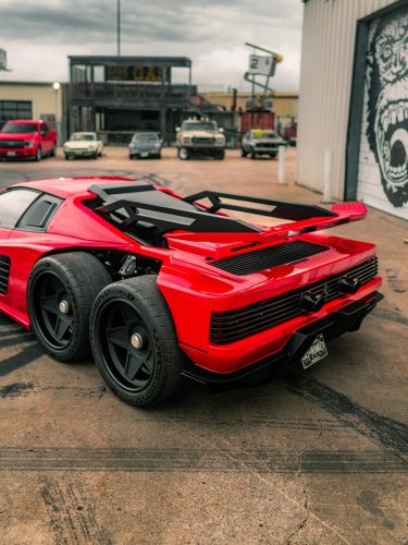 Gas Monkey’s Cursed $1.5 Million Six-Wheeled Ferrari Runs On A Corvette Z06 V8