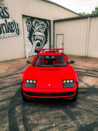 Gas Monkey’s Cursed $1.5 Million Six-Wheeled Ferrari Runs On A Corvette Z06 V8