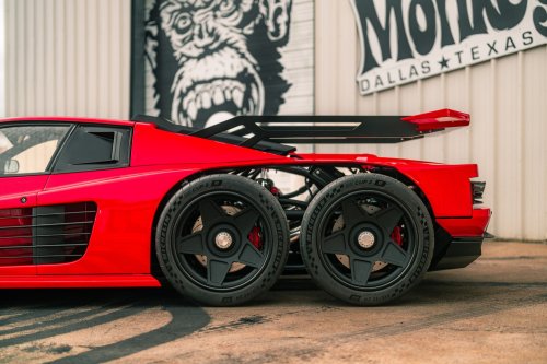 Gas Monkey’s Cursed $1.5 Million Six-Wheeled Ferrari Runs On A Corvette Z06 V8
