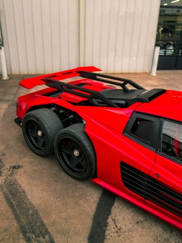 Gas Monkey’s Cursed $1.5 Million Six-Wheeled Ferrari Runs On A Corvette Z06 V8