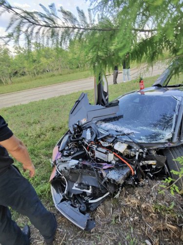 An Aventador Burned Down. A Revuelto Caved In. Same Crash, Same Intersection
