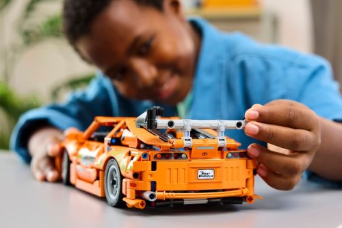 The Orange Supra On Every 2001 Bedroom Wall Just Became A $29.99 Lego Set