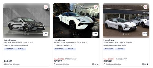 Lotus Wants $189K For Its 905-HP Taycan Rival, UK Dealers Will Take $121K