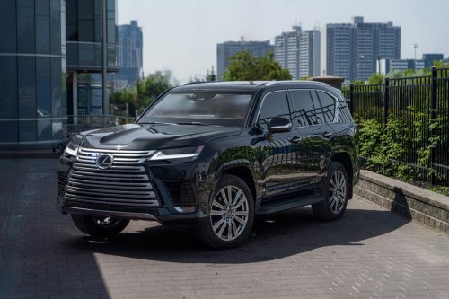 This Lexus LX 700 Looks Like Any Other Black SUV, Until Someone Throws A Grenade At It