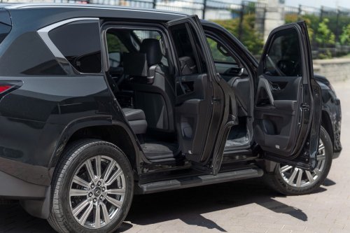 This Lexus LX 700 Looks Like Any Other Black SUV, Until Someone Throws A Grenade At It