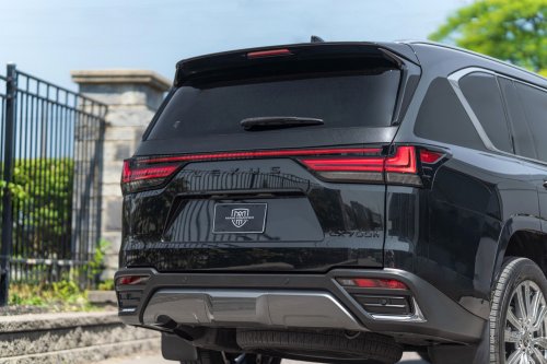 This Lexus LX 700 Looks Like Any Other Black SUV, Until Someone Throws A Grenade At It