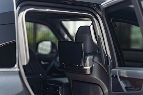 This Lexus LX 700 Looks Like Any Other Black SUV, Until Someone Throws A Grenade At It