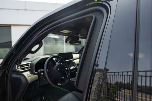 This Lexus LX 700 Looks Like Any Other Black SUV, Until Someone Throws A Grenade At It