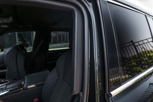 This Lexus LX 700 Looks Like Any Other Black SUV, Until Someone Throws A Grenade At It